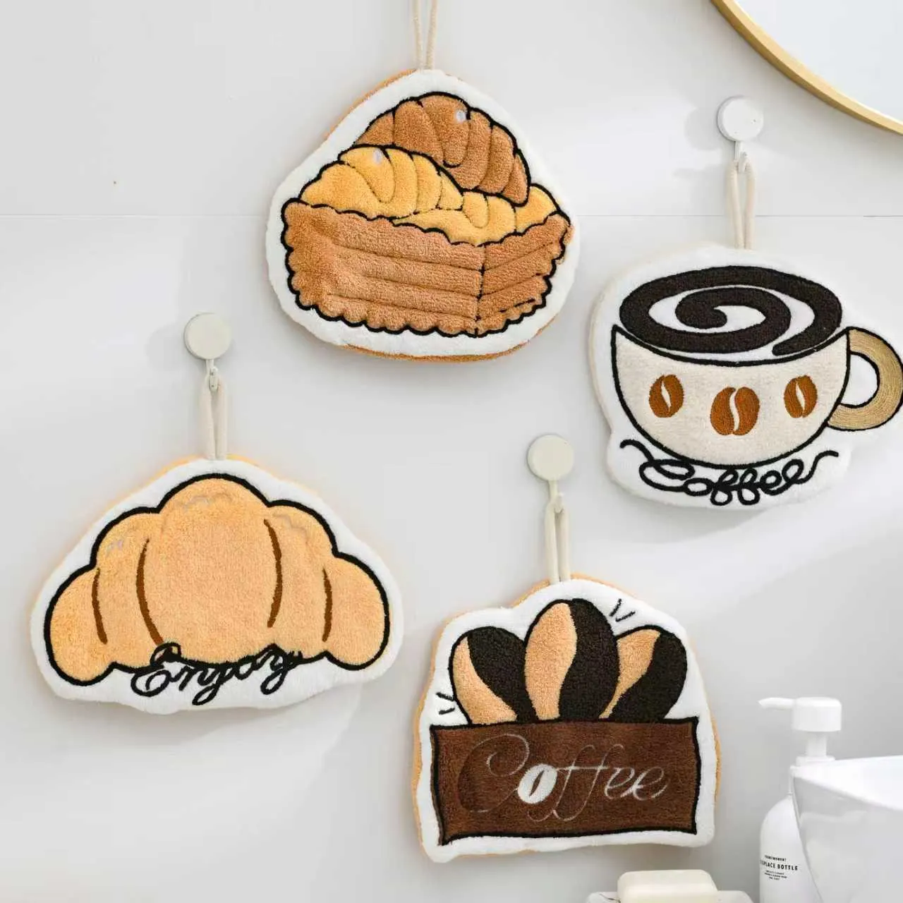 Полотенце для рук из кораллового флиса1