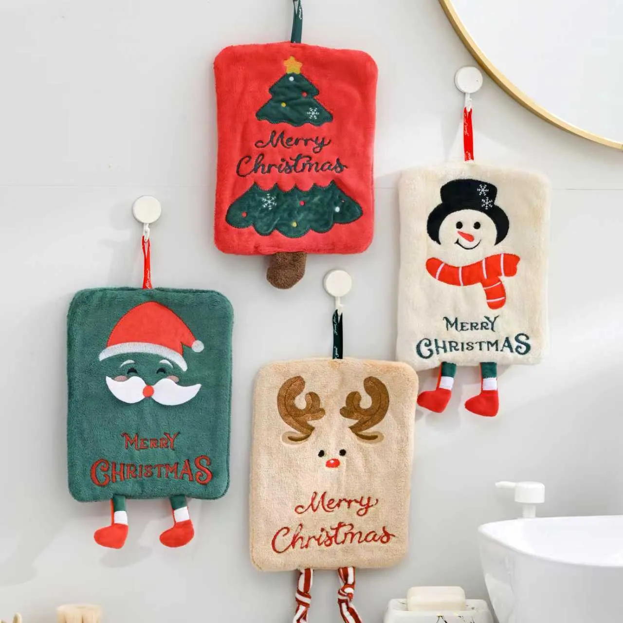 Полотенце для рук из кораллового флиса1