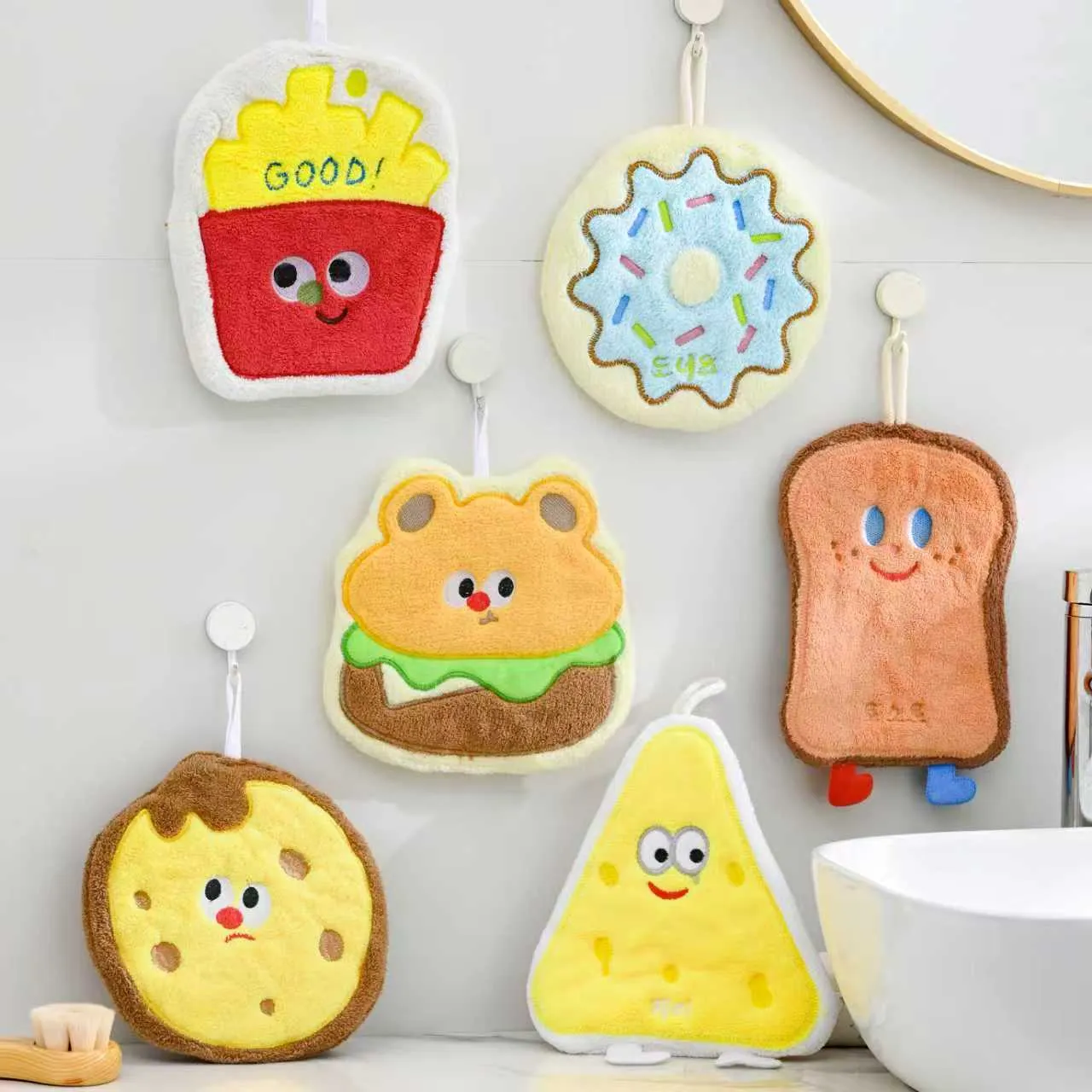 Полотенце для рук из кораллового флиса1