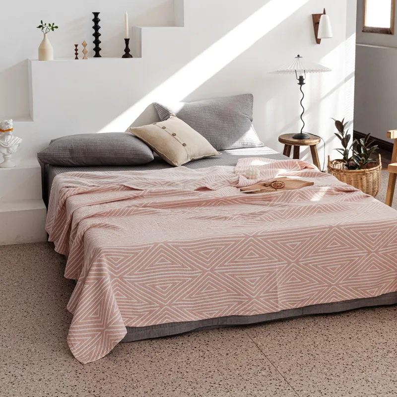 Трехслойное хлопковое одеяло из марли для кондиционера, дневного сна