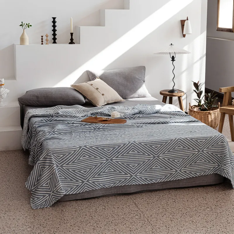 Трехслойное хлопковое одеяло из марли для кондиционера, дневного сна