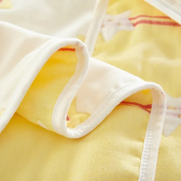 Шестислойное хлопковое одеяло из марли, утепленное, мягкое и комфортное для кондиционера