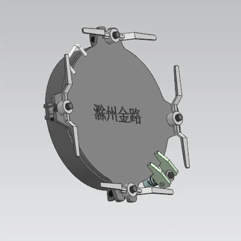 Внешний четырехлапый люк