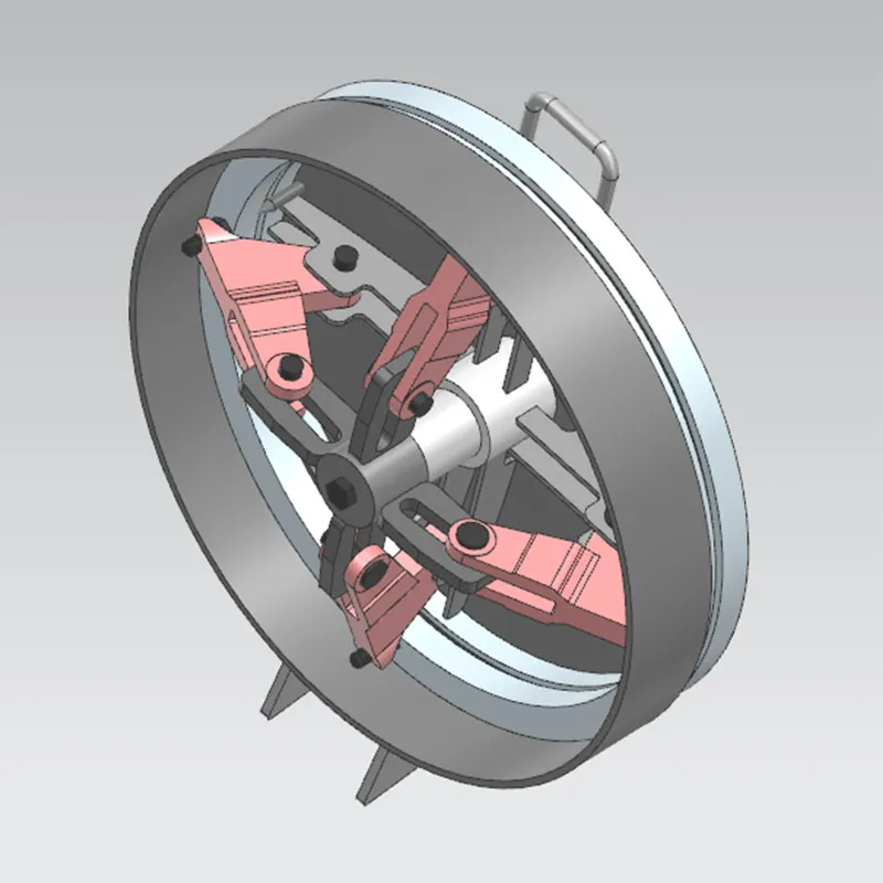 Внутренний четырехлапый люк