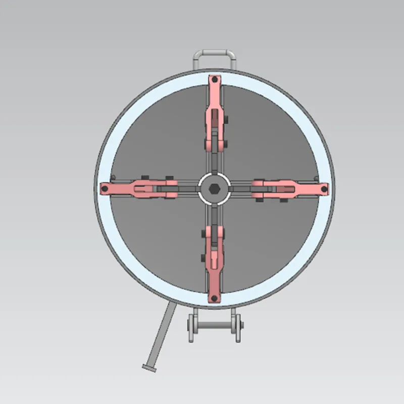 Внутренний четырехлапый люк