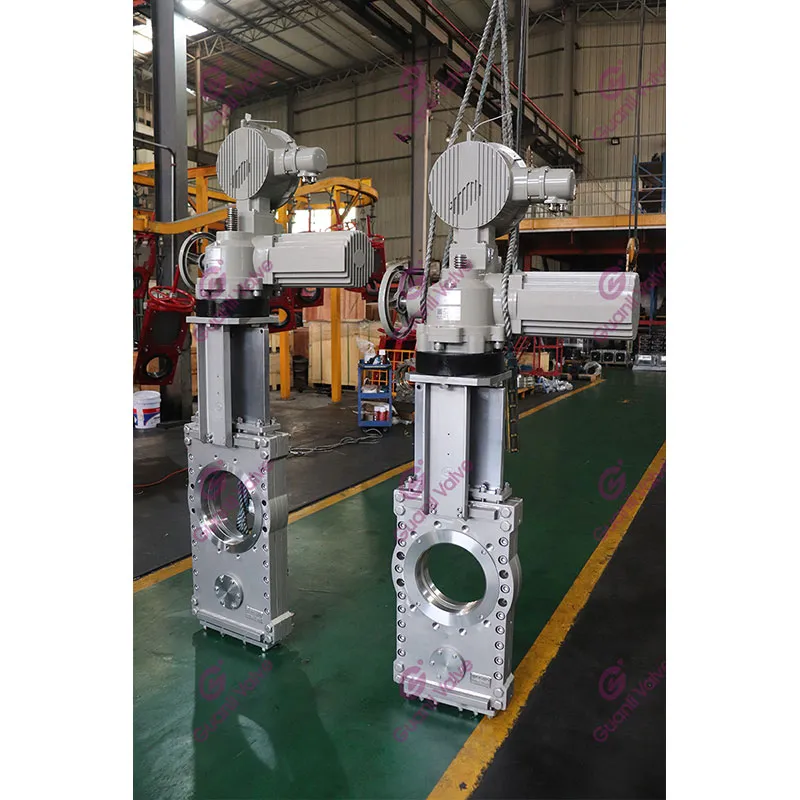 GKT Ножовые задвижки с проходным каналом