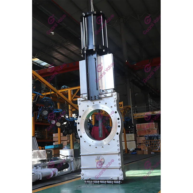 GKT Ножовые задвижки с проходным каналом