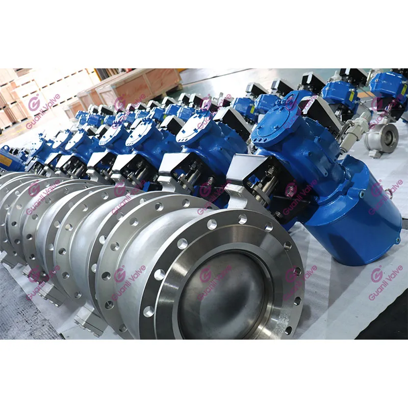 GVU647 СЕГМЕНТНЫЙ ШАРОВОЙ КЛАПАН СКОТЧ-ЙОК  ПРИВОД