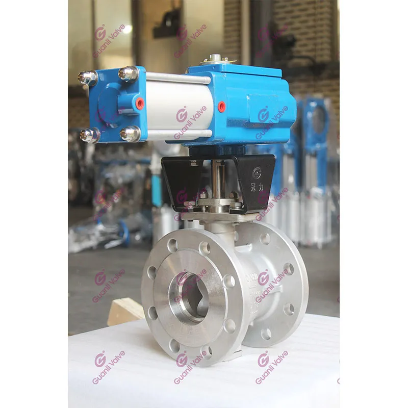 GVU647 СЕГМЕНТНЫЙ ШАРОВОЙ КЛАПАН СКОТЧ-ЙОК  ПРИВОД