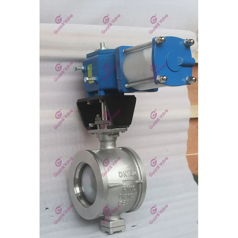 GVU647 СЕГМЕНТНЫЙ ШАРОВОЙ КЛАПАН СКОТЧ-ЙОК  ПРИВОД