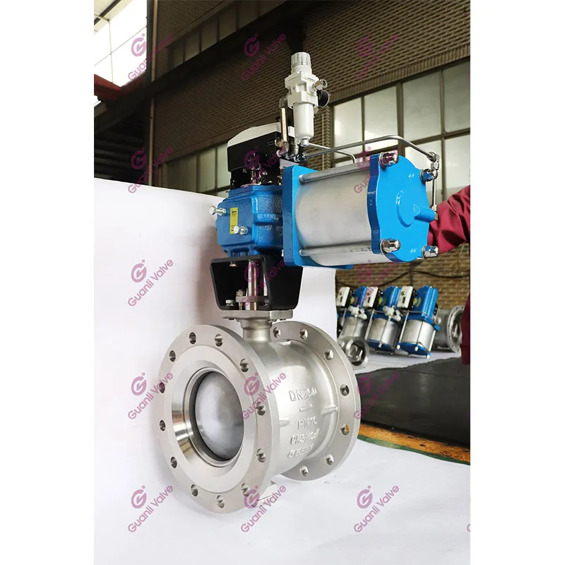 GVU647 СЕГМЕНТНЫЙ ШАРОВОЙ КЛАПАН СКОТЧ-ЙОК  ПРИВОД