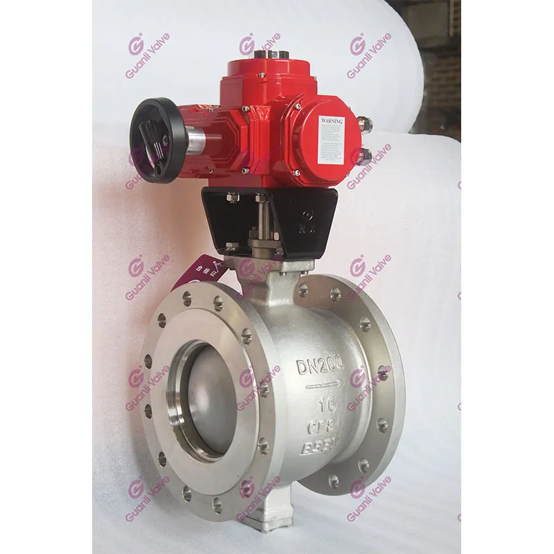 GVU947 СЕГМЕНТНЫЙ ШАРОВОЙ КЛАПАН ЭЛЕКТРИЧЕСКИЙ ПРИВОД