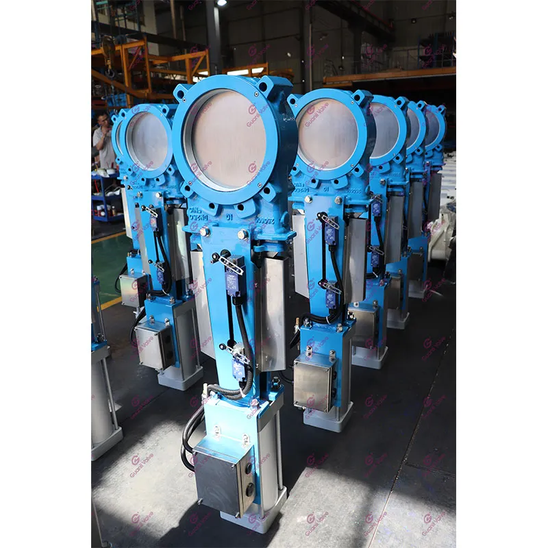 Задвижка ножевая бункерная