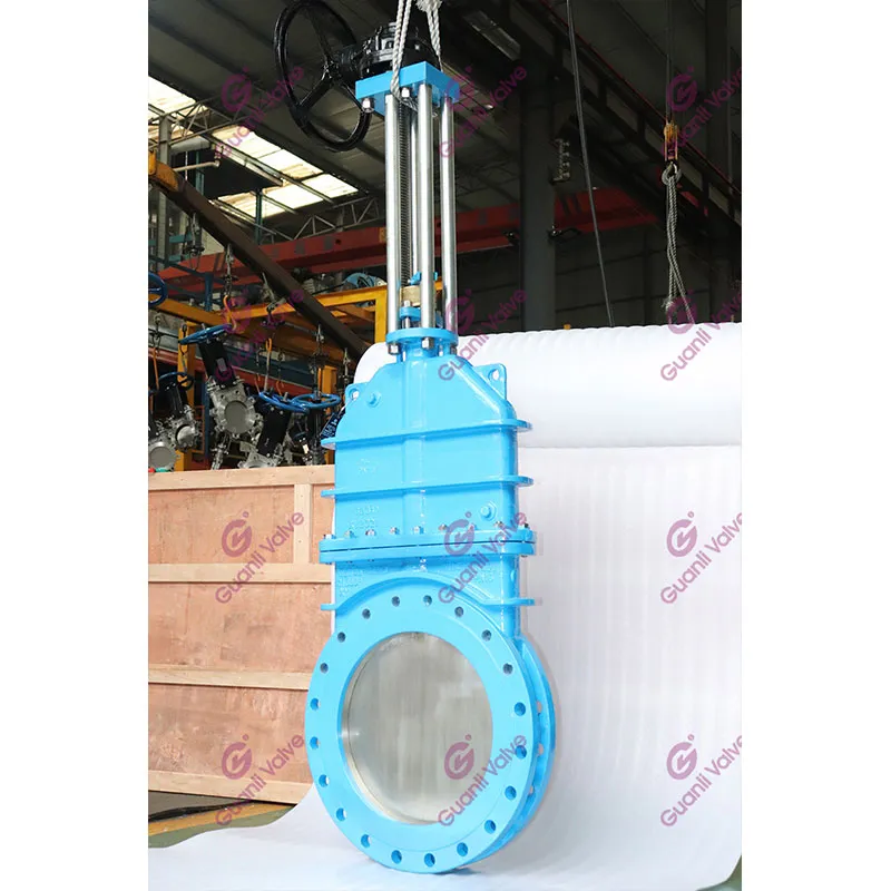 Ножевая задвижка с крышкой