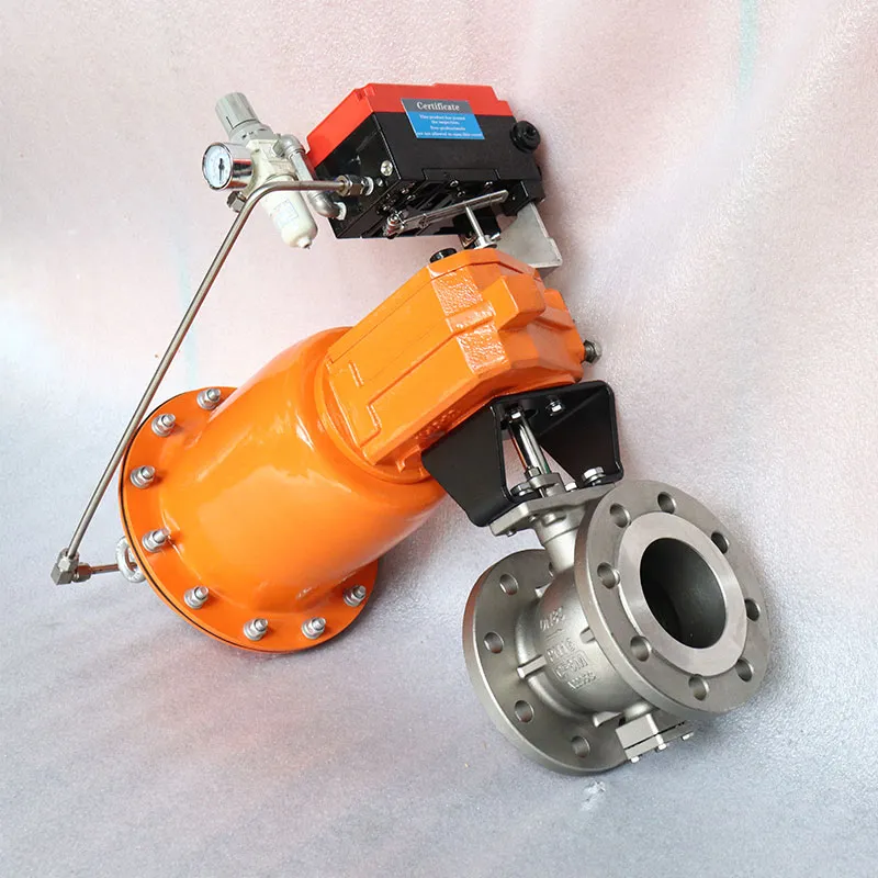 ПРУЖИННО-ДИАФРАГМЕННЫЙ СЕГМЕНТНЫЙ ШАРОВОЙ КЛАПАН