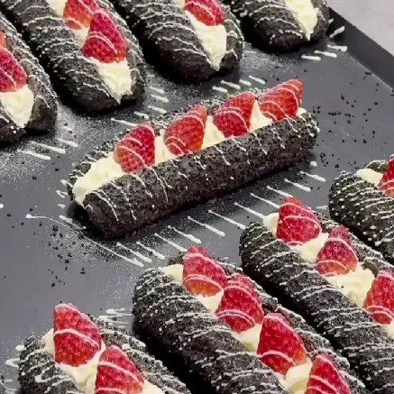 Черный прохладный хлеб