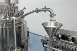High-viscosity ointment tube filling and sealing module with GMP changeover