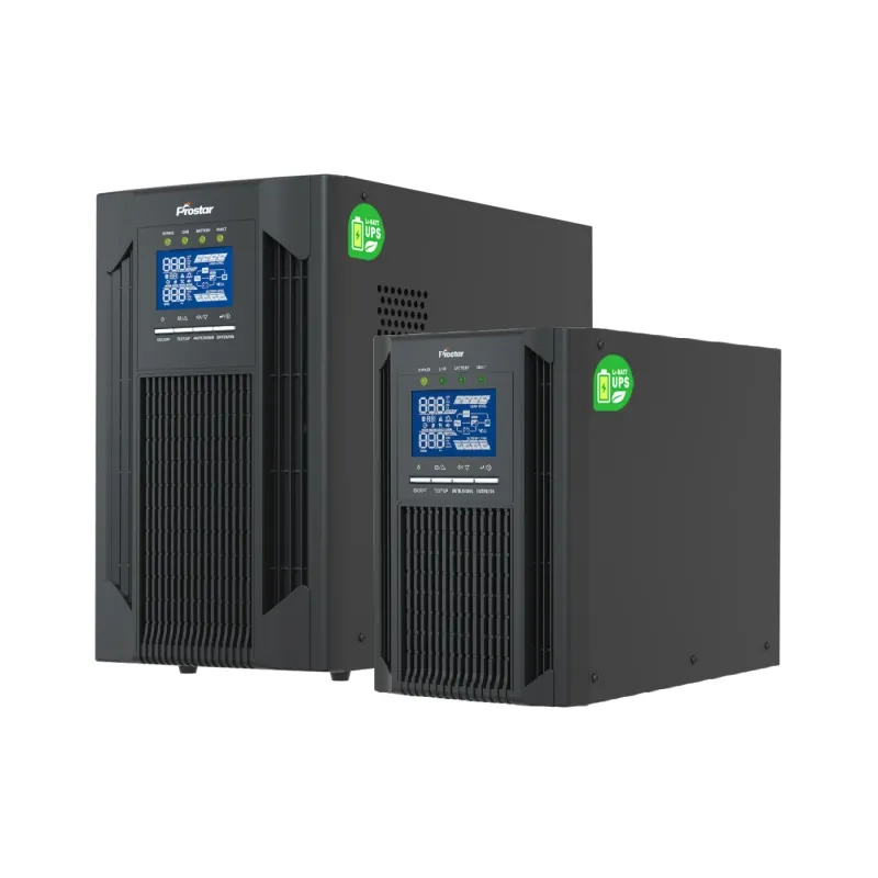 Однофазный литиевый ИБП 1-10кВА с LiFePO4 | PF 1.0, 3x время работы | Prostar PET+Li