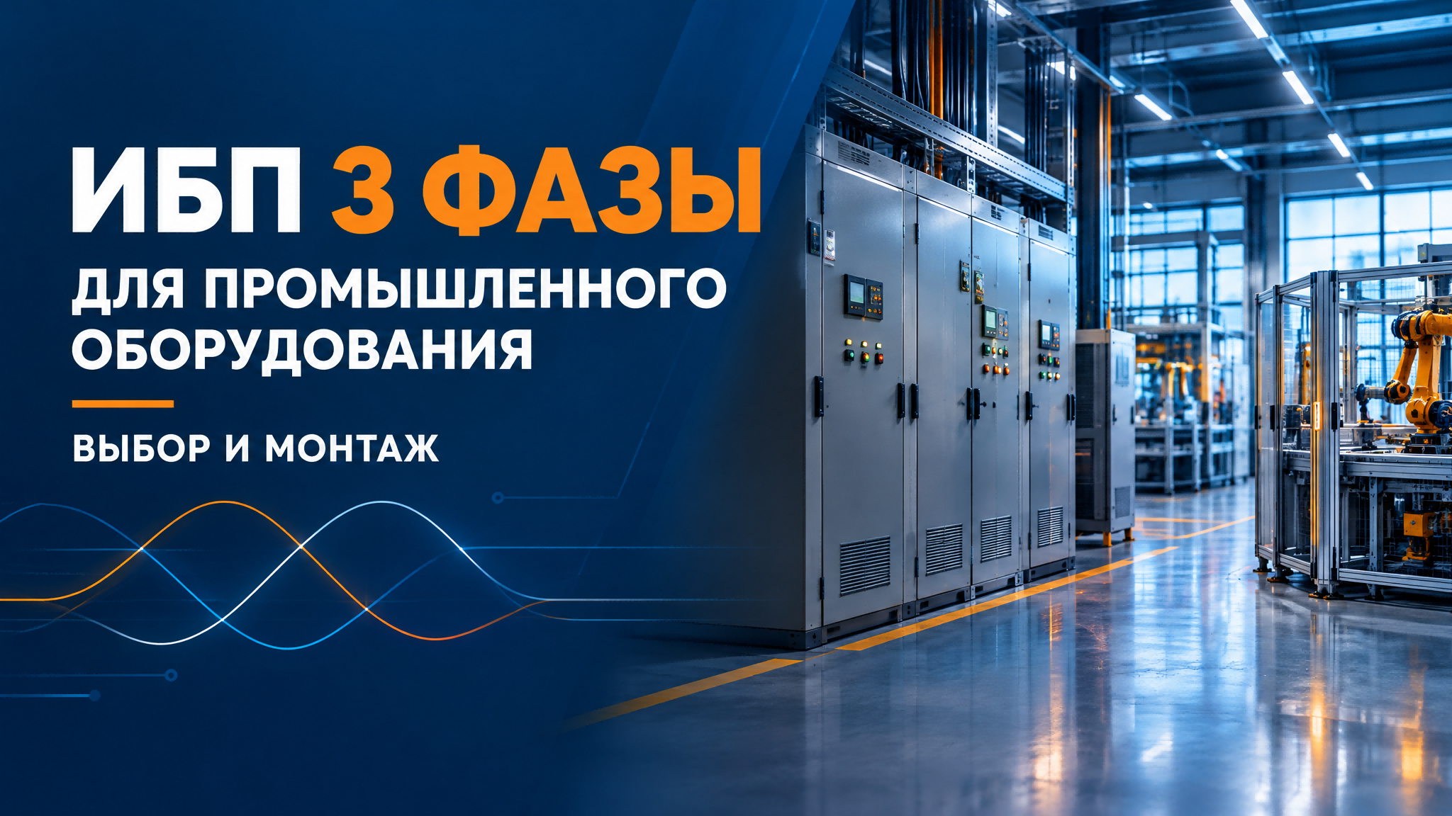ИБП 3 фазы Prostar для промышленного оборудования и АСУ ТП
