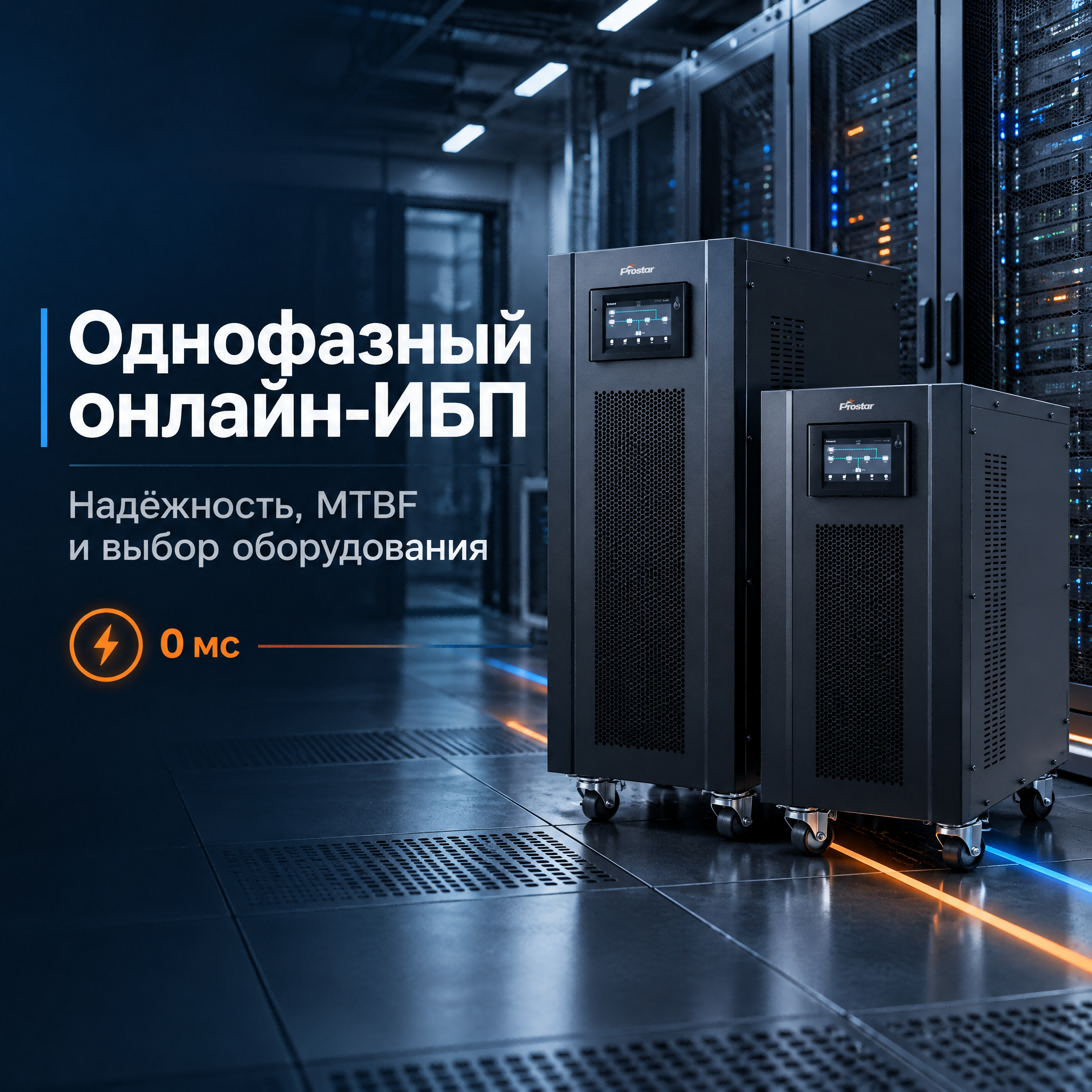 Однофазный онлайн ИБП: надёжность, MTBF и что п...