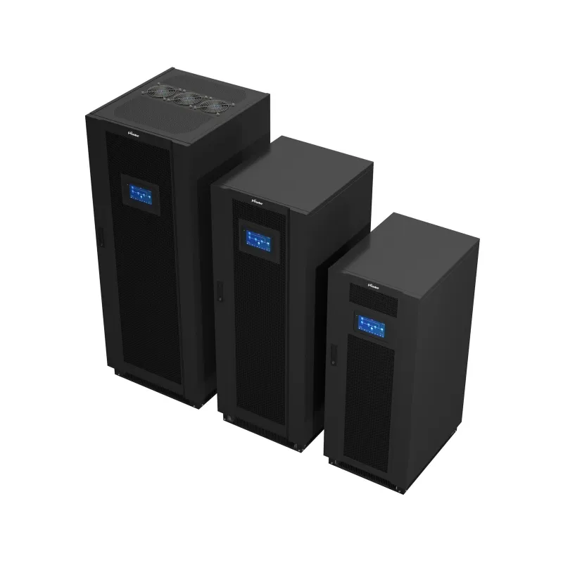 Промышленные ИБП Prostar серии ET с цифровым управлением, мощность 10-200 кВА/10-200 кВт, система охлаждения, вид слева сверху