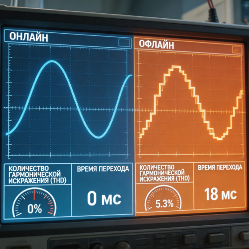 Онлайн ИБП или офлайн: в чем разница? Полное сравнение | Prostar