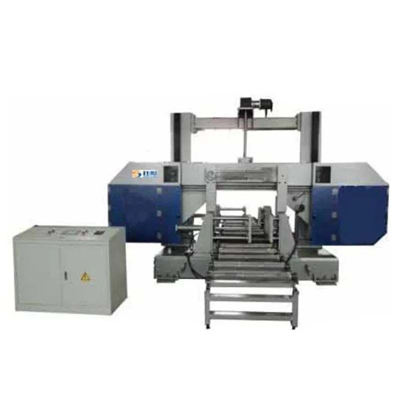 Высокоскоростной горизонтальный ленточнопильный станок Шэнъян резка алюминиевых прутков и труб