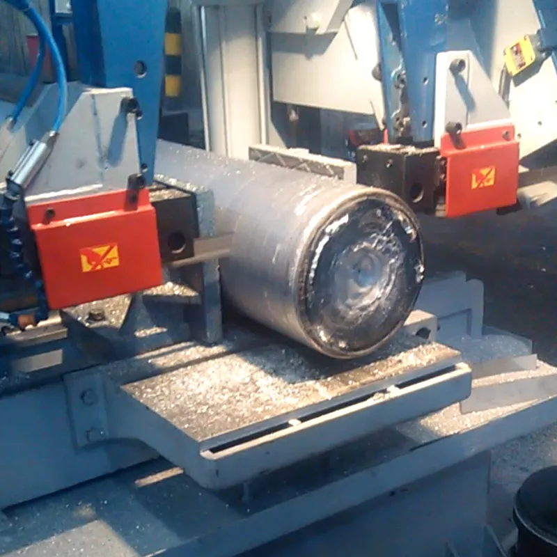 Высокоскоростной горизонтальный ленточнопильный станок Шэнъян резка алюминиевых прутков и труб