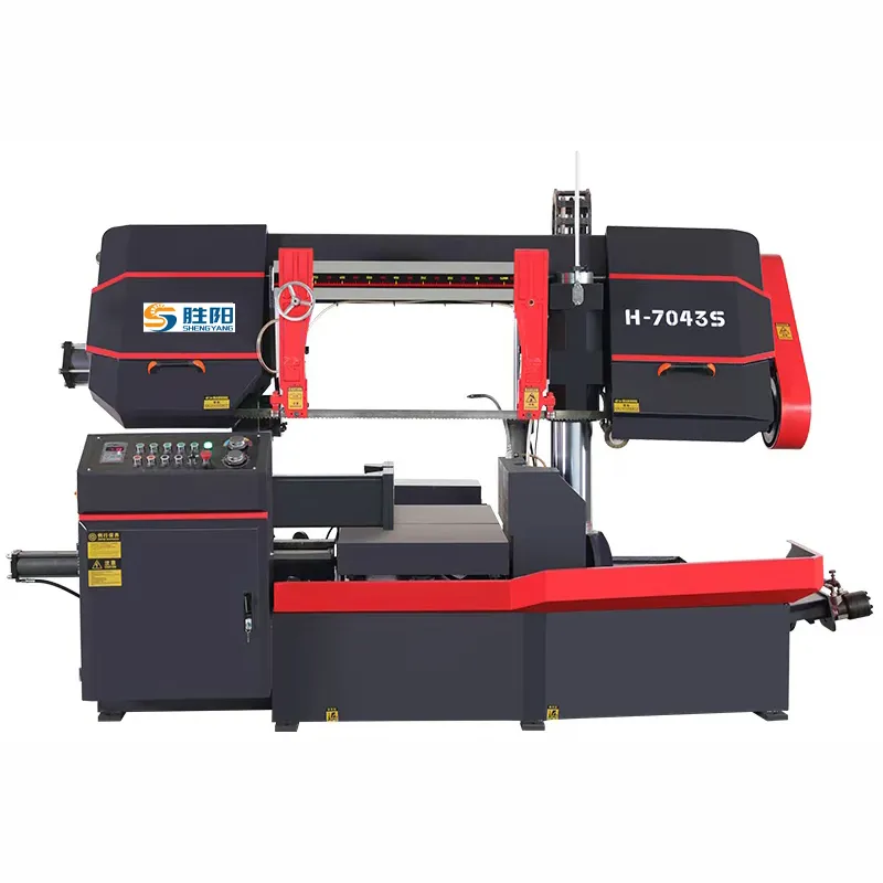 Ленточнопильный станок для инструментальной стали Шэнъян H-7043S резка инструментальной стали