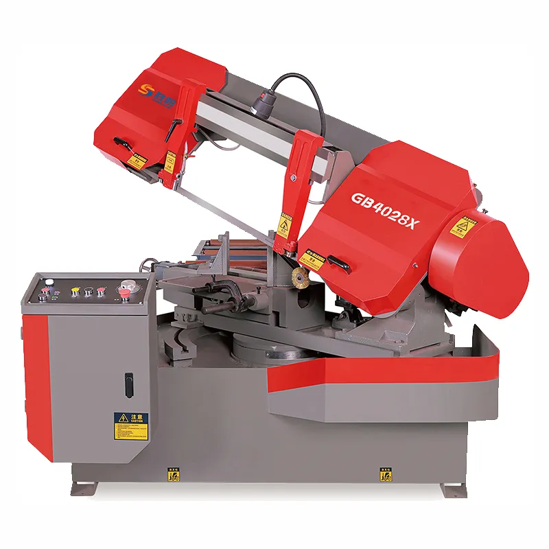 Угловой ленточнопильный станок Шэнъян GB4028X угловая резка