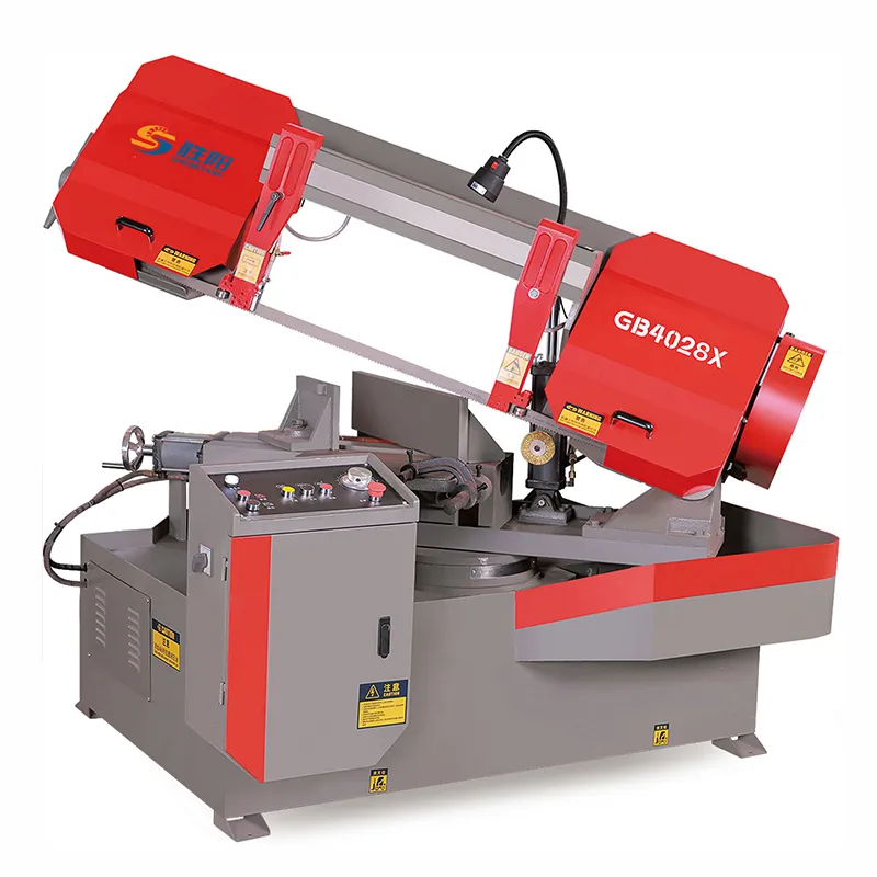 Угловой ленточнопильный станок Шэнъян GB4028X угловая резка