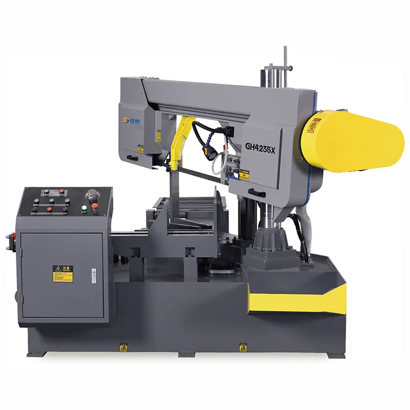 Угловой ленточнопильный станок Шэнъян GH4235X угловая резка