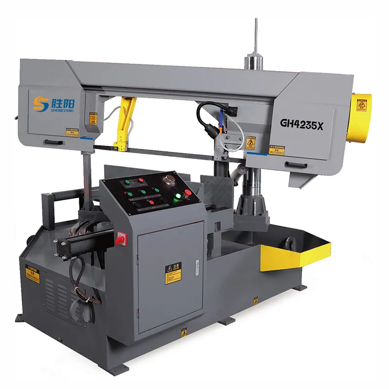 Угловой ленточнопильный станок Шэнъян GH4235X угловая резка