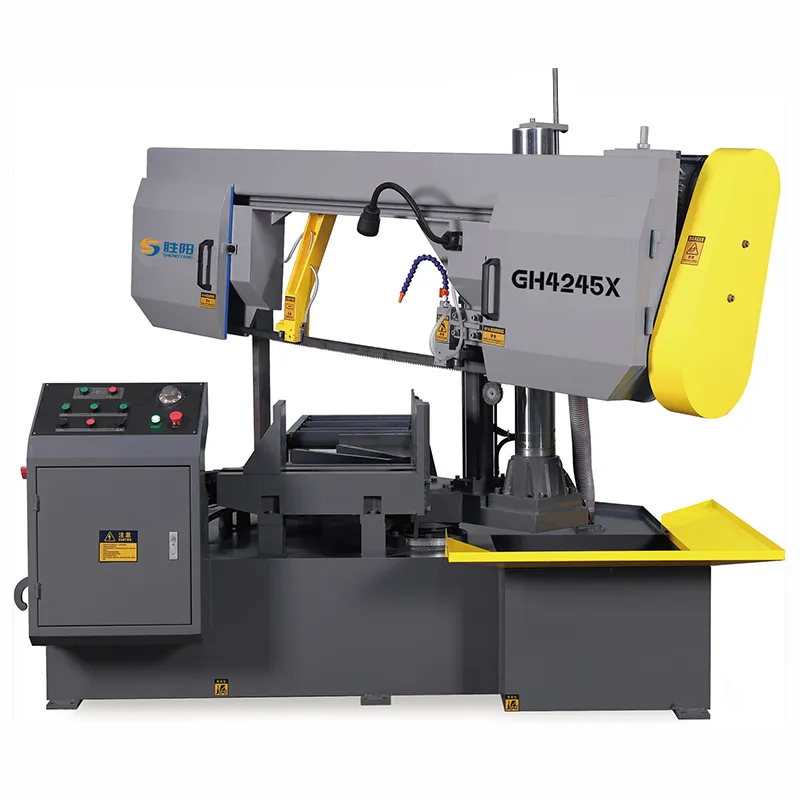 Угловой ленточнопильный станок Шэнъян GH4245X угловая резка