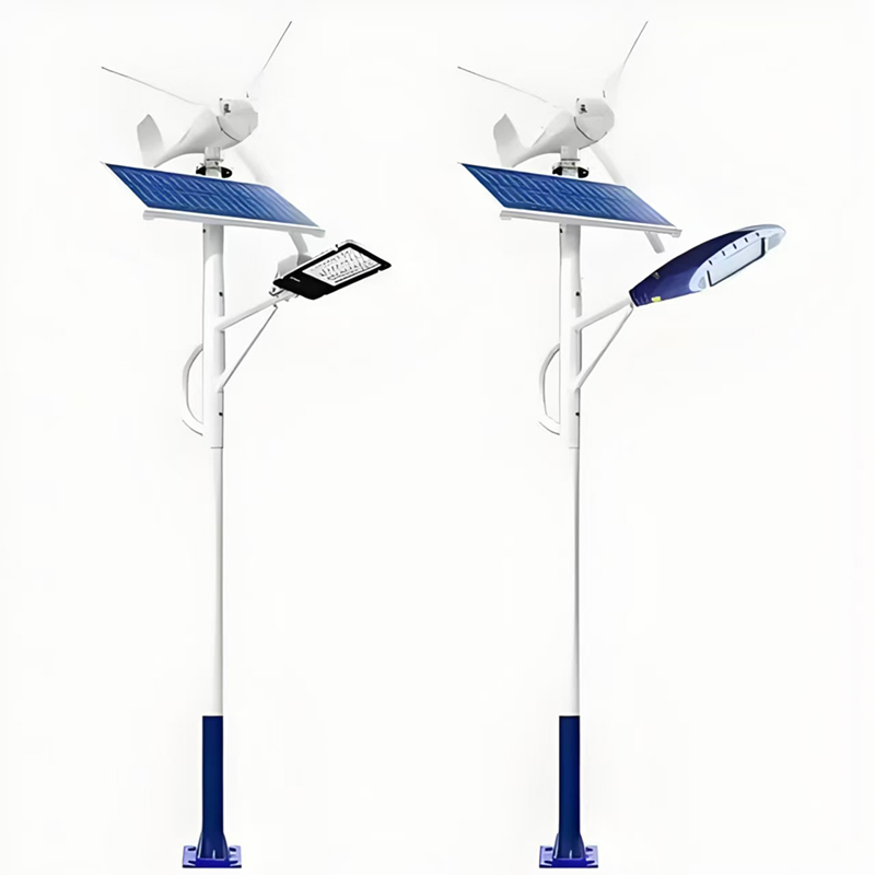 Гибридные уличные фонари ветро-солнечные