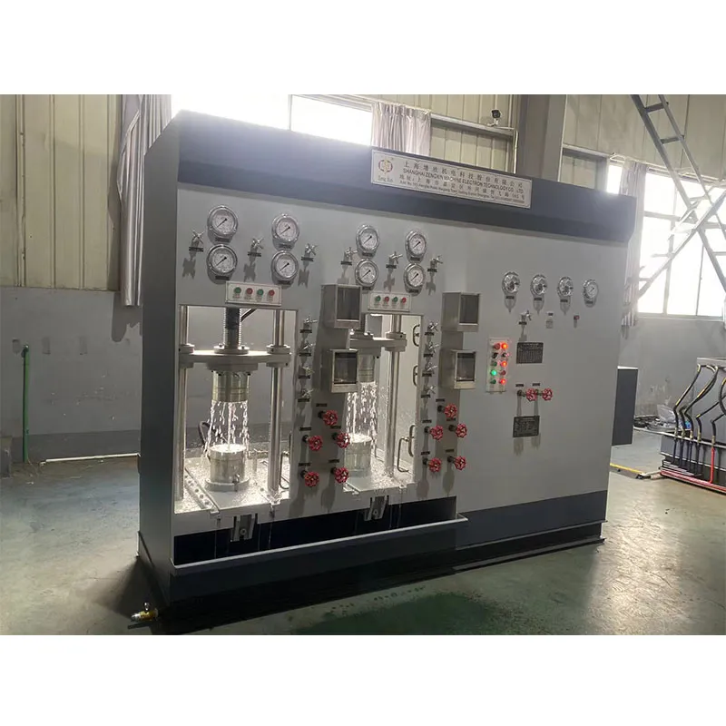 YFB-LL-2-100 Двухпозиционный испытательный стенд для клапанов вертикального типа с винтовым приводом