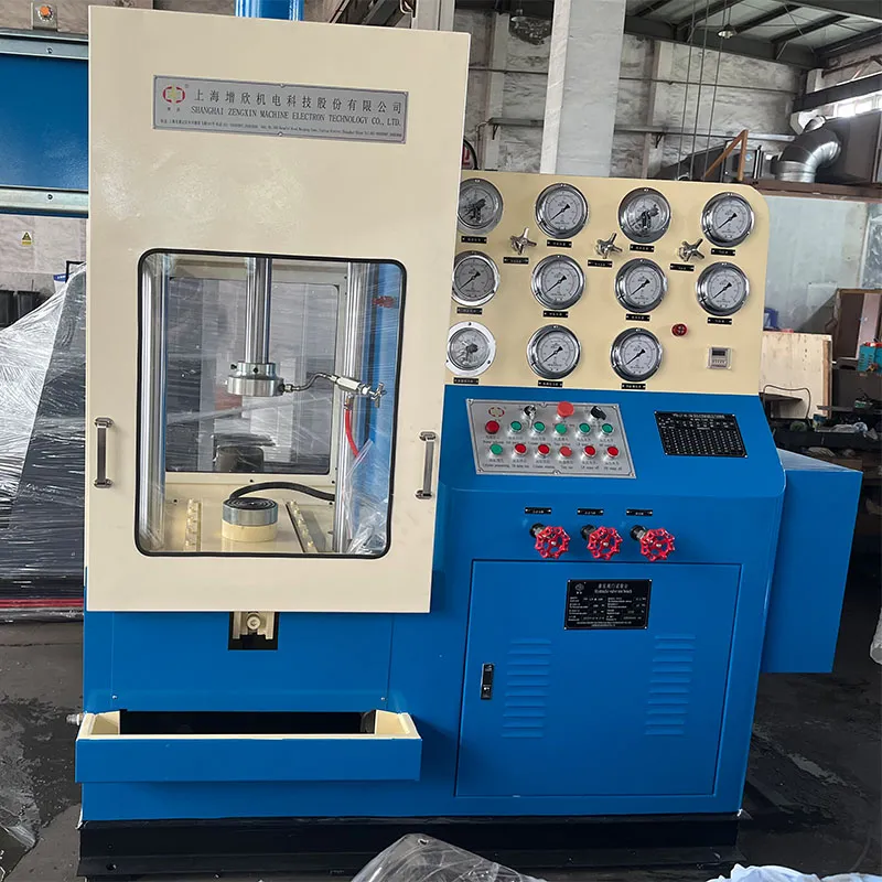 YFB-LY-P-100 Испытательный стенд для клапанов вертикального типа с гидроцилиндром и системой регистрации давления