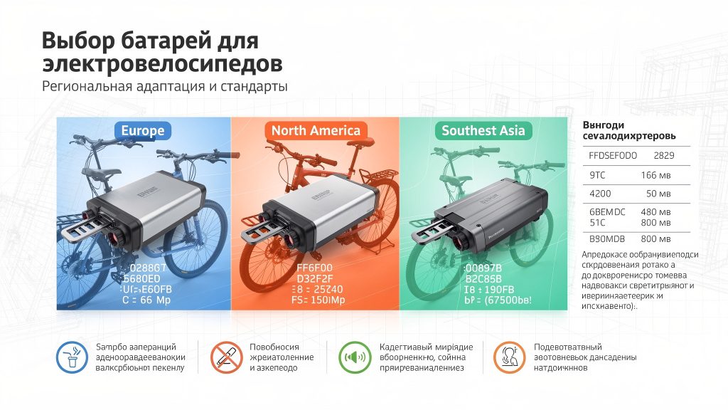 Выбор батареек для электровелосипедов: Приоритеты — соответствие стандартам, портативность и достаточная дальность хода