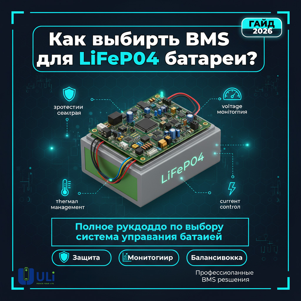 Как выбрать BMS для LiFePO4 батареи?