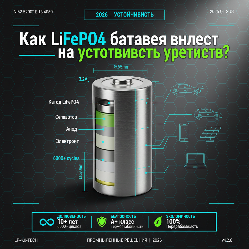 Как lifepo4 батарея влияет на устойчивость устройств?