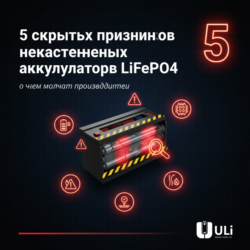 5 скрытых признаков некачественных аккумуляторов LiFePO4: о чем молчат производители