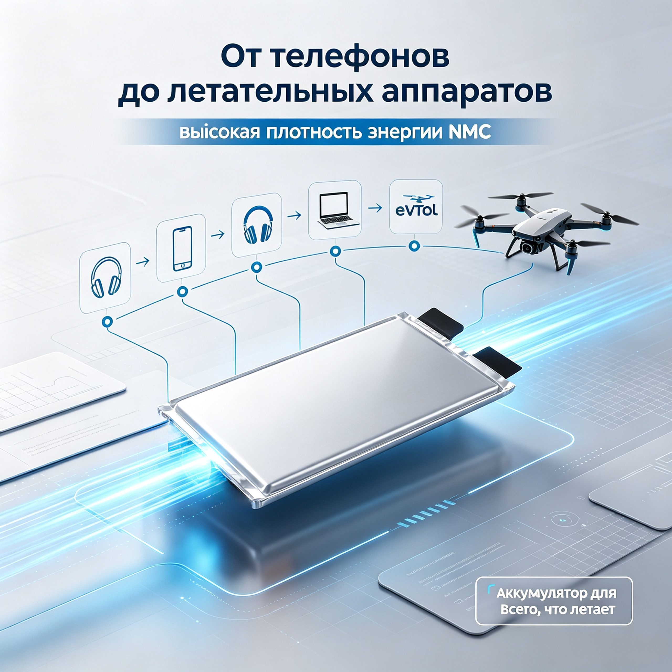 От телефонов до летательных аппаратов