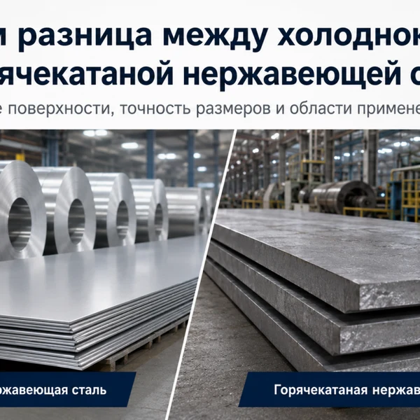 В чем разница между холоднокатаной нержавеющей сталью и горячекатаной нержавеющей сталью?