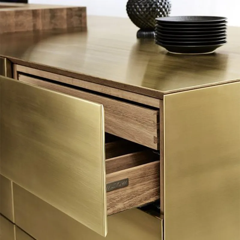 Золотистый лист из нержавеющей стали