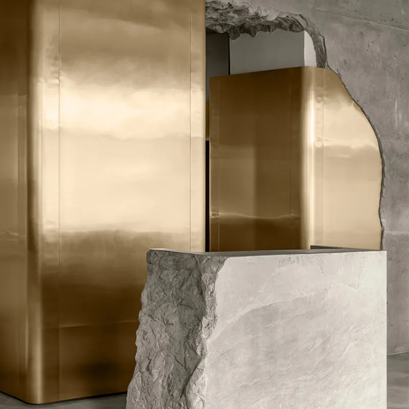 Золотистый лист из нержавеющей стали