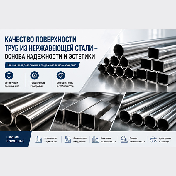 Почему важно качество поверхности труб из нержавеющей стали?Влияющие факторы и методы отбора