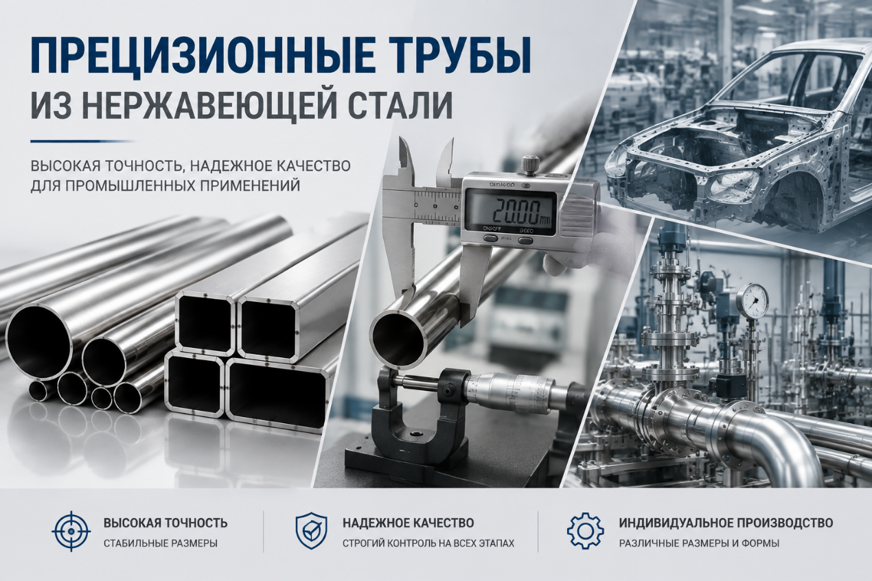 Прецизионные трубы из нержавеющей стали