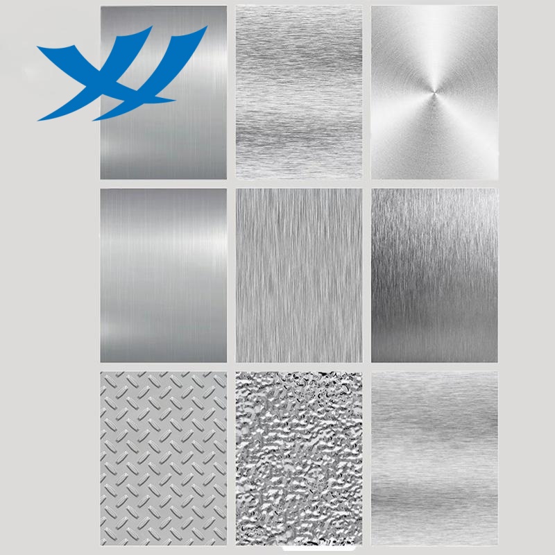 Серебристый лист из нержавеющей стали