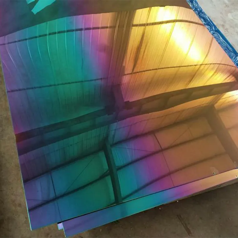 Цветной лист из нержавеющей стали