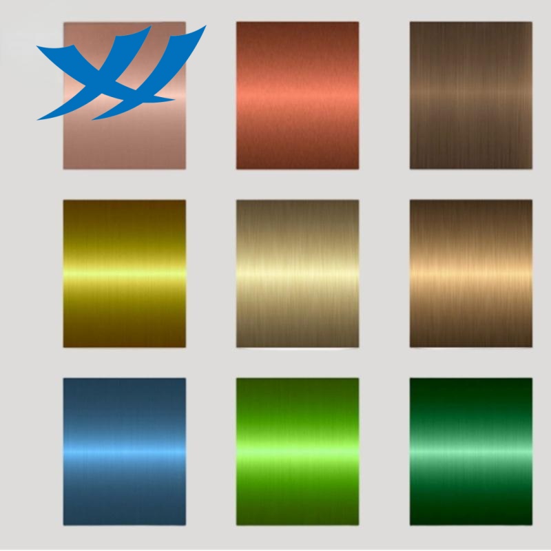 Цветной лист из нержавеющей стали